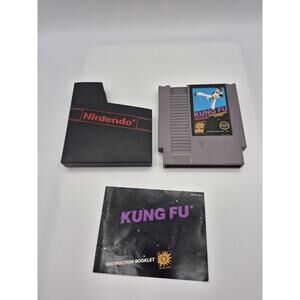 Kung Fu (Nintendo Entertainment System, 1985) with Manual and Sleeve Tested